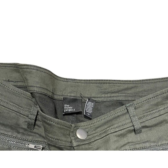 Eileen Fisher Project Women's Green Organic Cotton Blend Jeans Denim Size 14 - Picture 4 of 11